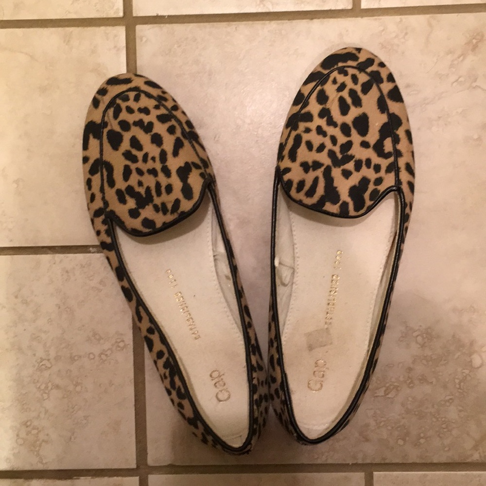 Leopard loafers